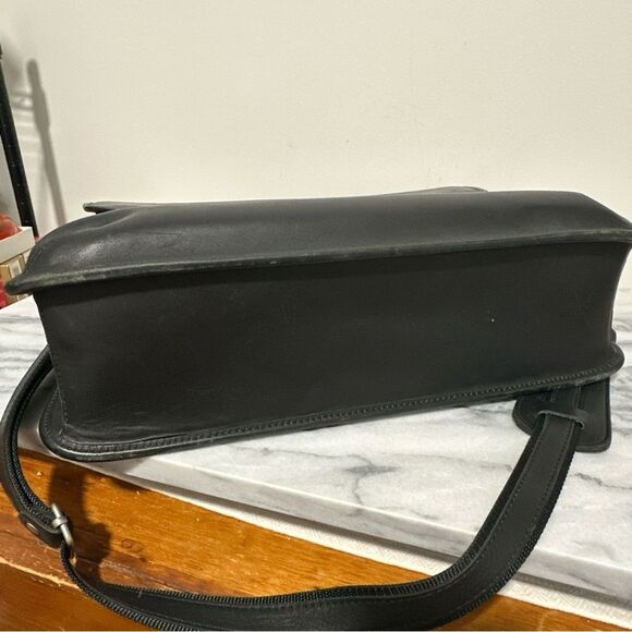 Hartmann by Gian Paolo Lombardo Black Leather Men's Briefcase - Picture 15 of 16